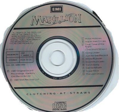 Marillion Clutching at straws CD 2..JPG